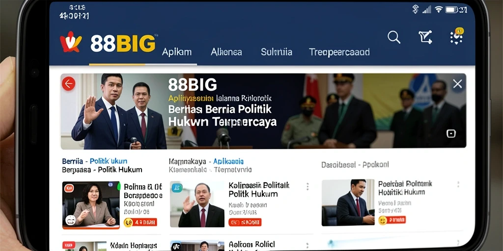 Tampilan antarmuka aplikasi 88BIG yang informatif dan menarik.