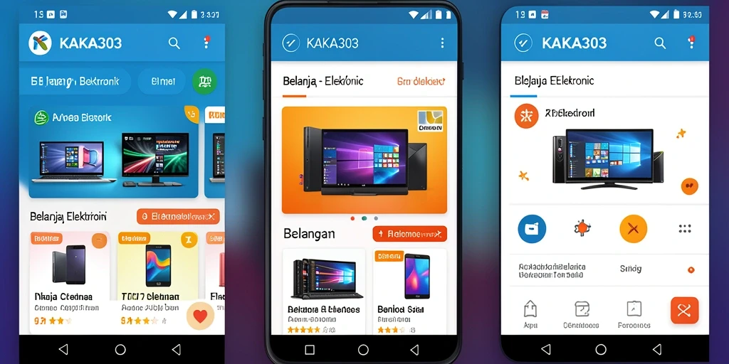 Tampilan antarmuka KAKA303 yang modern dan mudah dinavigasi.